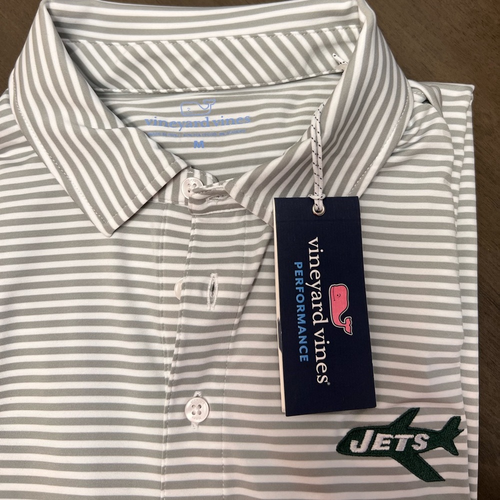 Vineyard Vines Performance New York Jets Polo